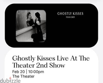 ghosty kisses tickets