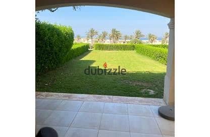 Ground floor chalet with garden, finished, 150 m, for sale in La Vista Gardens, Sokhna