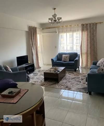 Furnished apartment for rent in Al Rehab in Group 125 with elevator