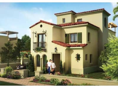 standalone villa six bedrooms  in phase views 2 lakes view from penthouse by installments in mivida new cairo