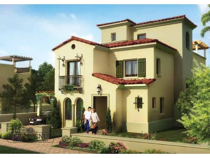 standalone villa six bedrooms  in phase views 2 lakes view from penthouse by installments in mivida new cairo 0