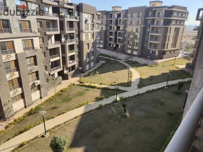 Apartment for sale, fully finished, landscape view, Janat October Compound