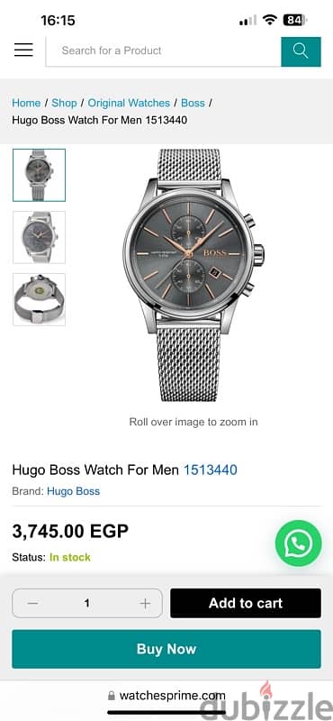 Hugo Boss Watch For Men 1513440 &  1513677