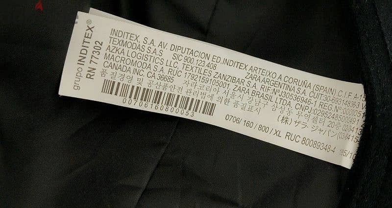 2 جاكيت شمواه Zara  أصلي جداد بالتيكيت، الواحد 3000 و ال 2 سوى ب  5500 8