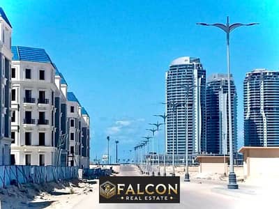 Receive an apartment with a 15% down payment only, fully finished, on the sea & view of the new El Alamein Towers, in installments up to 12 years