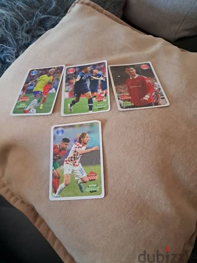 Newmarket, Ronaldo, Mbappe And Modric trading cards