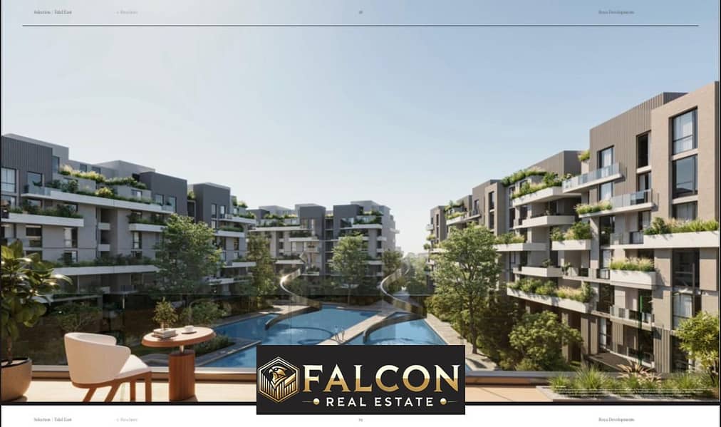 2 br  apartment near 90th Street and AUC, and near the Middle Ring Road and Sokhna Road, wall by wall with Mountain View ICity in Telal East Com 0