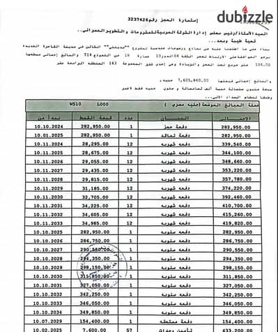 شقه للبيع 107م النموذج الذكى 3نوم و2 حمام