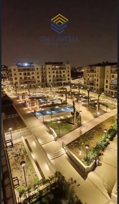 With a 5% down payment, an apartment in New Cairo, in front of Rehab, Jade View Landscape Compound, ready for viewing, with installments over 10 years