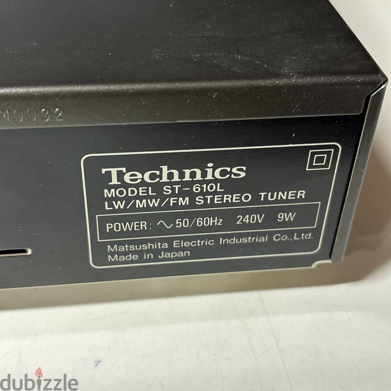 Technics ST-X88 OL- FM/AM Stereo Tuner 1