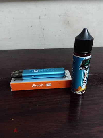 Sonder q2 pod vape + liquid 60 ml للبيع استعمال يومين فقط