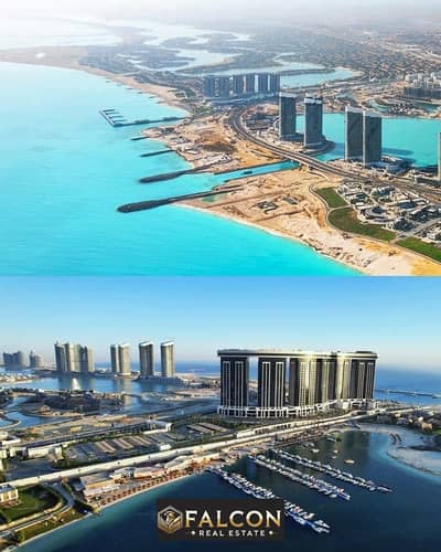 Apartment with hotel finishing and fully air-conditioned at the highest level in the new Alamein Towers, North Coast, panorama view directly on the se