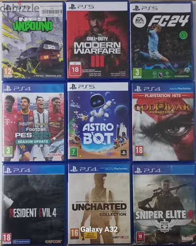 ps4 & ps5 games for sell or trade