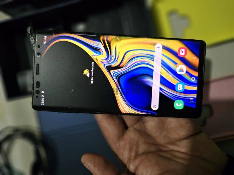 Samsung Note 9 Black 128 G Ram 6 حالة ممتازة 8