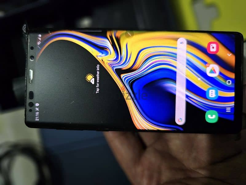 Samsung Note 9 Black 128 G Ram 6 حالة ممتازة 9