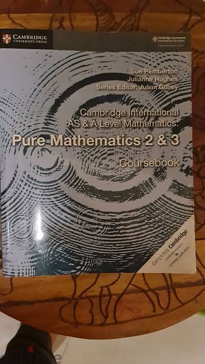 Cambridge As and A Level pure 2 and 3 book