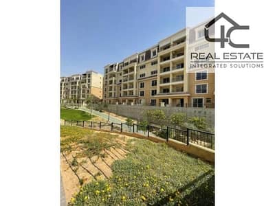 apartment  for sale  164m in sarai  new  cairo  READY TO MOVE  view  villas in the  best  location  in  5th  statement