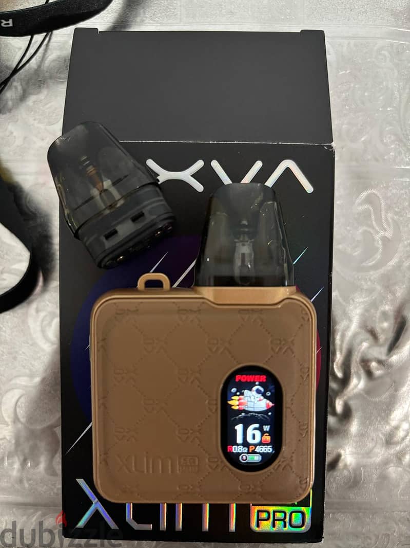 OXVA Xlim SQ Pro Brown Leather 1