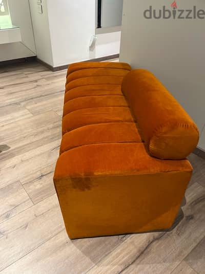 Orange couch