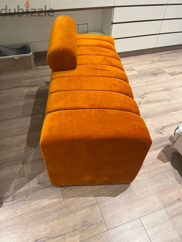 Orange couch 2