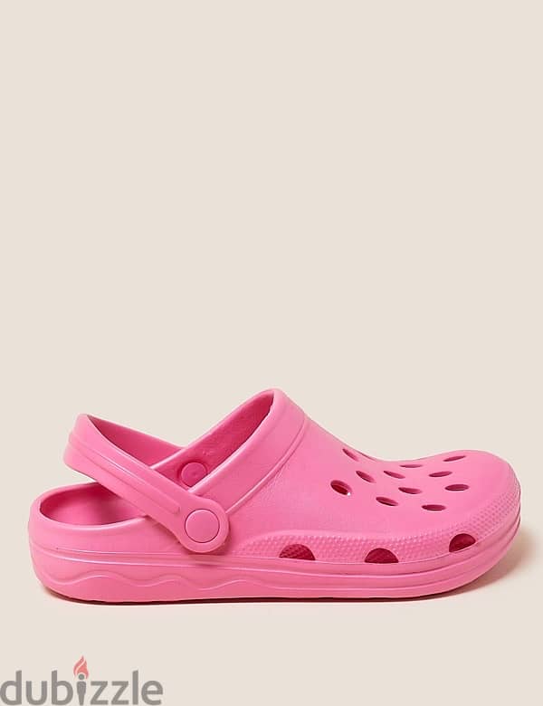 M&S pink clogs 0