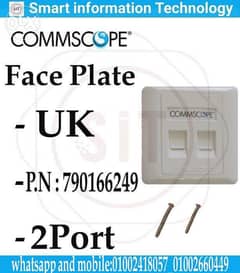 Commscope systimax Face Plate UK 0
