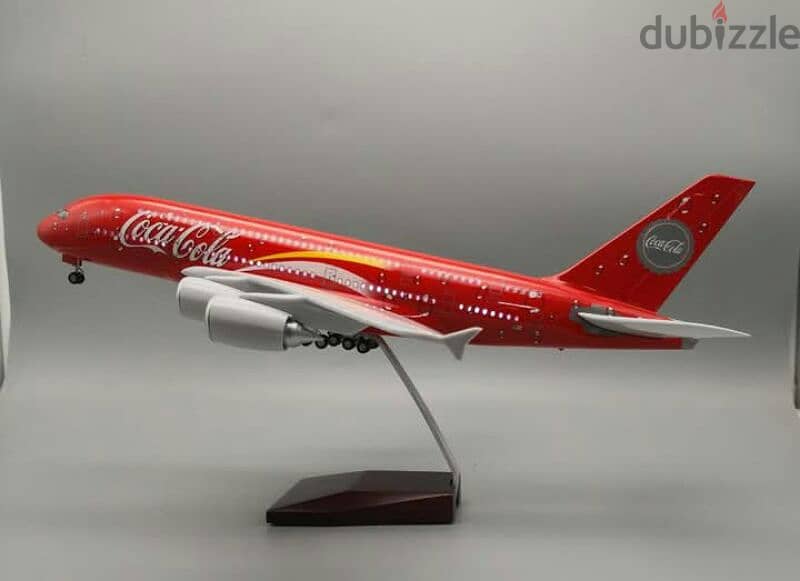 مجسم طائرة ماكيت مجسم طيارة معدن كبير model diecast airplane 4