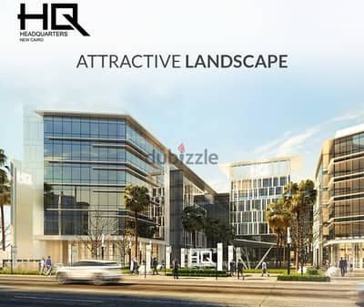 مكتب اداري للإيجار هيد كوارتر  شارع التسعين مباشرة HEAD QUARTER OFFICE