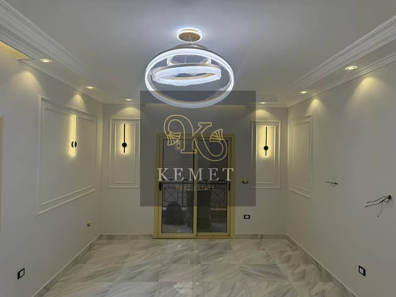 - Apartment in North Lotus - Fifth Settlement, Al Nawadi Street - directly opposite the Platinum Club - second floor, back side, 150 m - old loading - 0