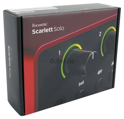 Focusrite Solo 4th Gen كارت صوت إحترافي جديد