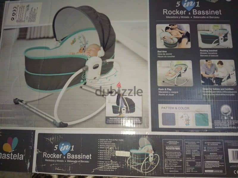 Mastela Rocker & Bassinet 5 in1 6