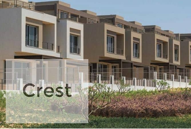 Townhouse for sale 190m at the lowest price in the market with a down payment and installments in Palm Hills new Cairo near mountain view 0