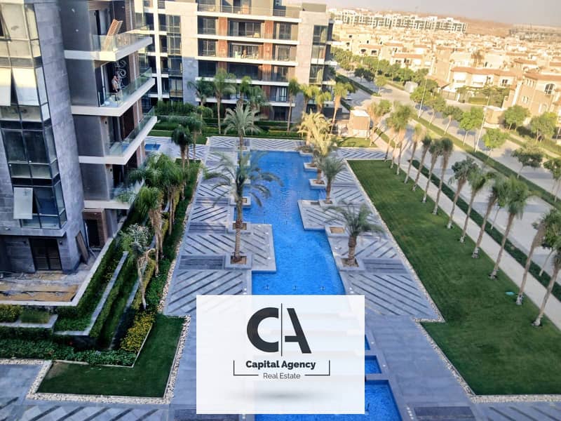 Apartment for sale 3 rooms with no down payment 0% in the Fifth Settlement in El Patio Oro Compound - La Vista 23% cash discount 0