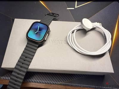 apple watch ultra 2 black ti edition 2025 ocean black band