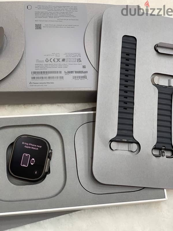 apple watch ultra 2 black ti edition 2025 ocean black band 4