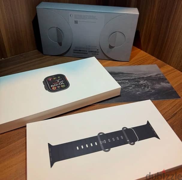 apple watch ultra 2 black ti edition 2025 ocean black band 9