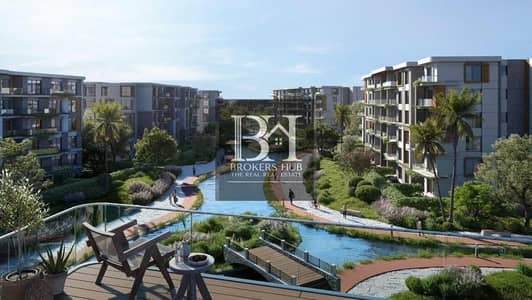 View lagoon Fully finished Apartment for sale Cleo palm hills  new cairo