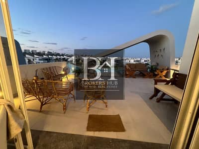 Penthouse For sale Direct on lagoon Ultra super lux Fully furnished and AC  North Coast  Fouka bay