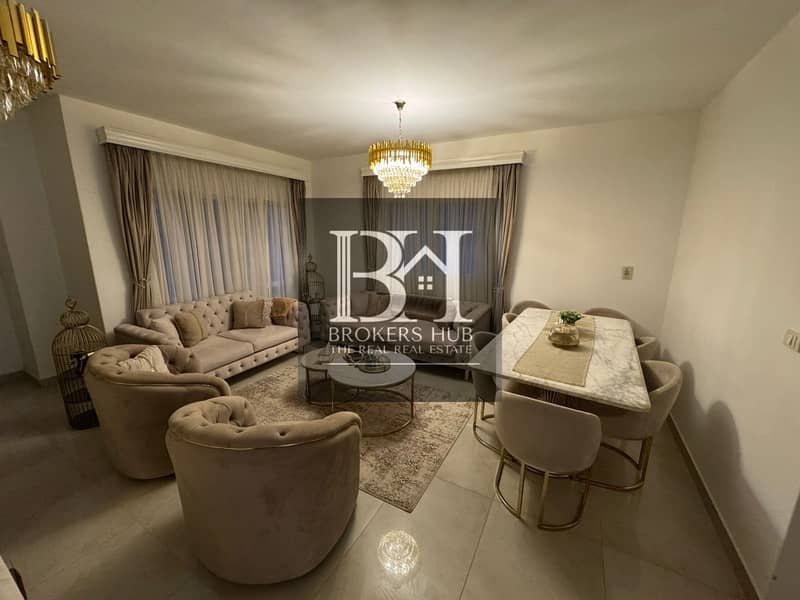 Apartment Ground with garden Super lux finishing  Beverly Hills compound Sheikh Zayed 0