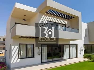 فيلا ستاند الون للبيع صف اول جاهزه للمعاينه متشطبه Standalone villa for sale, first row, ready for viewing, fully finished.