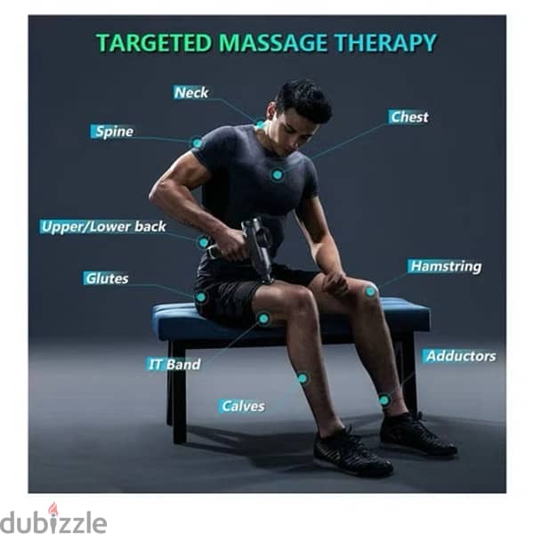 Deep Tissue Muscle Electric Massage Gun  - جهاز مساج-مسدس مساج 2