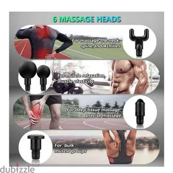 Deep Tissue Muscle Electric Massage Gun  - جهاز مساج-مسدس مساج 4