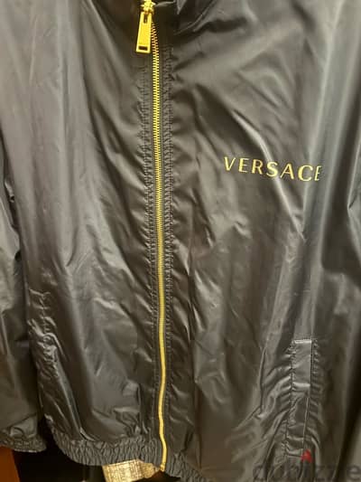 versace rain jacket