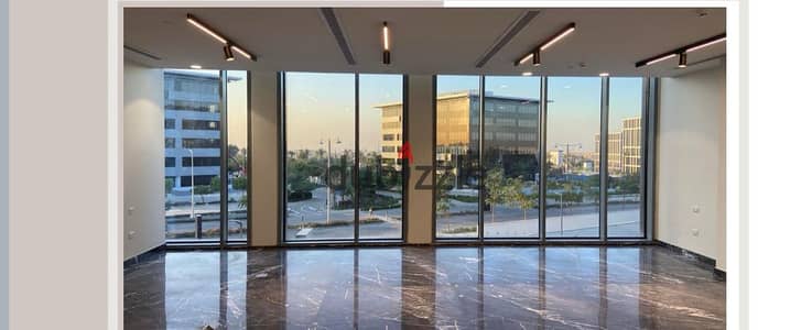 For rent, a 96-meter administrative office in Cairo Festival City, ultra-luxe finishing, at a special price