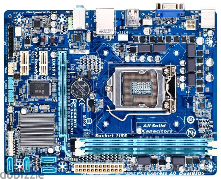 بورده gigabyte h61 1