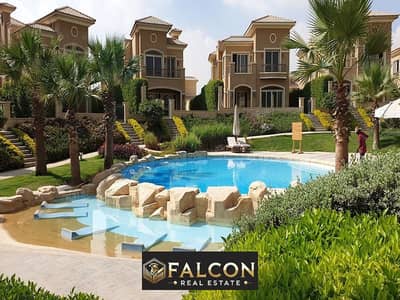 Villa for sale at a duplex price with installments up to 10 years in a distinguished compound at the entrance to New Cairo and the Ring Road directly