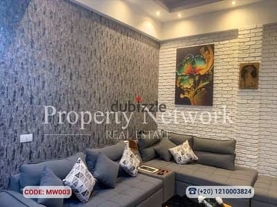 Fully Finished  Apartment for Sale in Banafseg 7 – New Cairo , Ground floor , Overlooking a garden