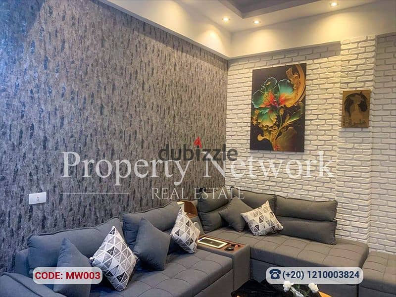 Fully Finished  Apartment for Sale in Banafseg 7 – New Cairo , Ground floor , Overlooking a garden 0