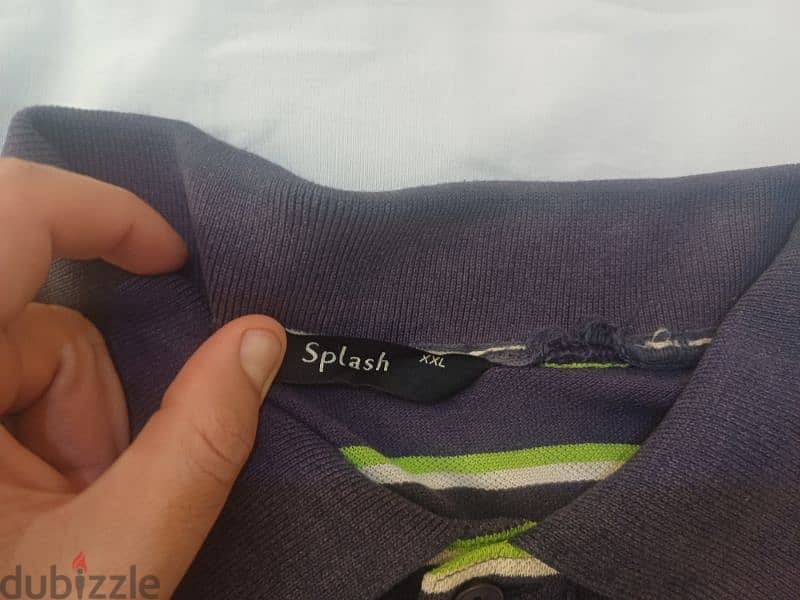 T-shirt Polo Splash 2XL تيشرت بولو اسبلاش مقاس ٢ اكس 5