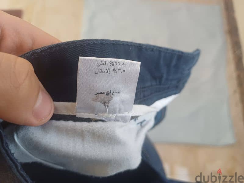 بنطلون جينز ازرق مقاس ٤٢  trouser jeans blue pant 42 5